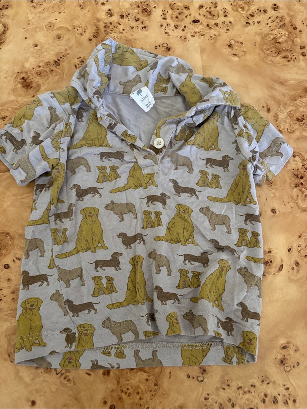 Kate Quinn Bamboo Polo Dogs, 6-12 mo